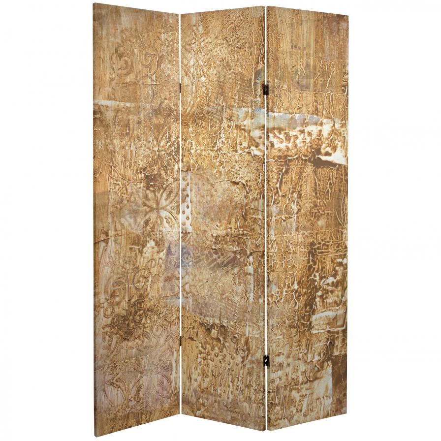 6 ft. Tall Double Sided Sandy Meadow Canvas Room Divider