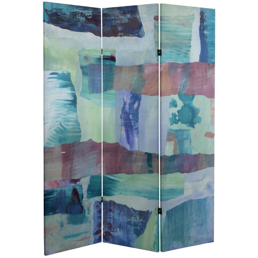 5 ft. Tall Ocean Dance Canvas Room Divider