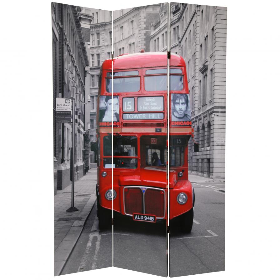 6 ft. Tall Double Decker Bus Room Divider 6 ft. Tall Double Decker Bus Room Divider