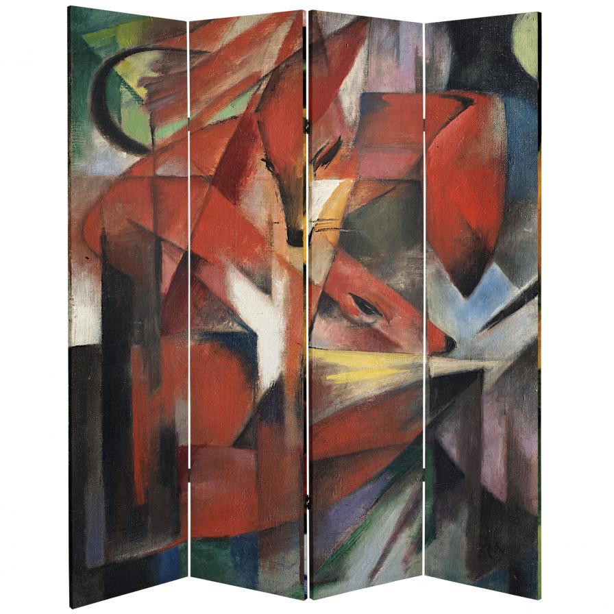 6 ft. Tall Double Sided Works of Marc Canvas Room Divider