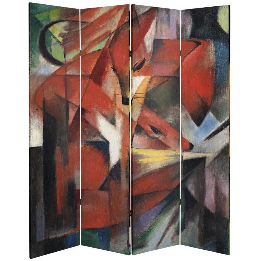 6 ft. Tall Double Sided Works of Marc Canvas Room Divider 6 ft. Tall Double Sided Works of Marc Canvas Room Divider