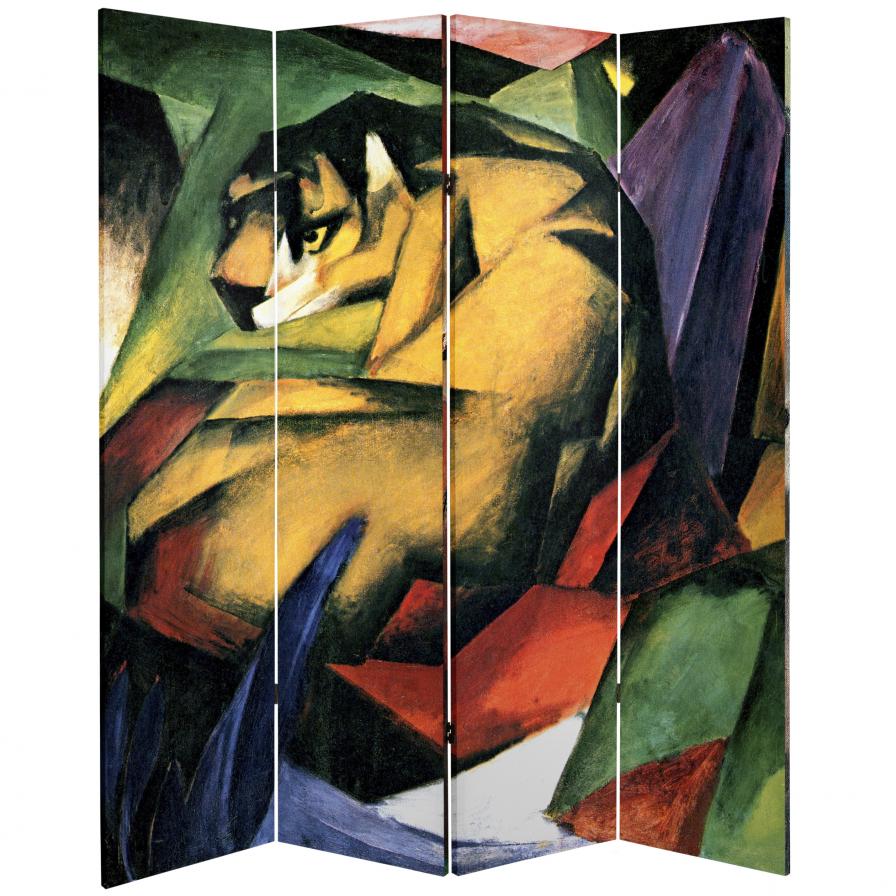6 ft. Tall Double Sided Works of Marc Canvas Room Divider 6 ft. Tall Double Sided Works of Marc Canvas Room Divider