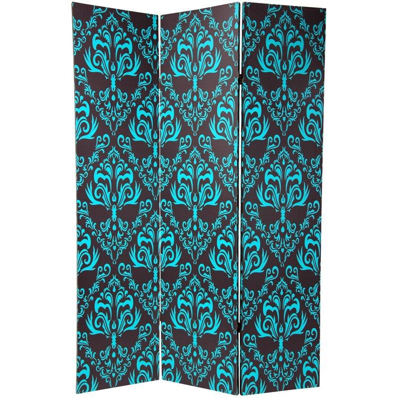 6 ft. Tall Double Sided Damask Room Divider 6 ft. Tall Double Sided Damask Room Divider