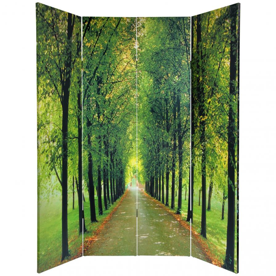 6 ft. Tall Path of Life Canvas Room Divider