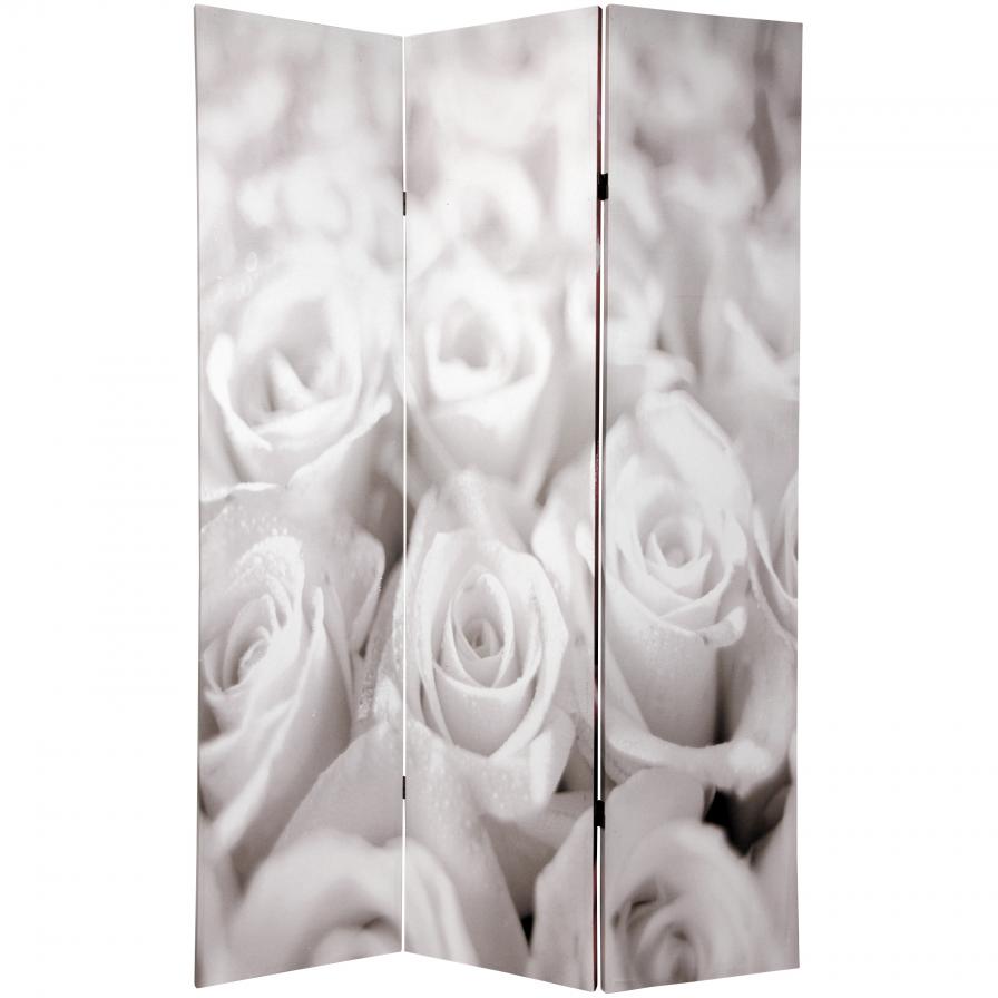 6 ft. Tall Double Sided Bouquet of Roses Room Divider