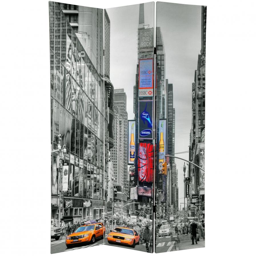 6 ft. Tall Double Sided New York Taxi Room Divider