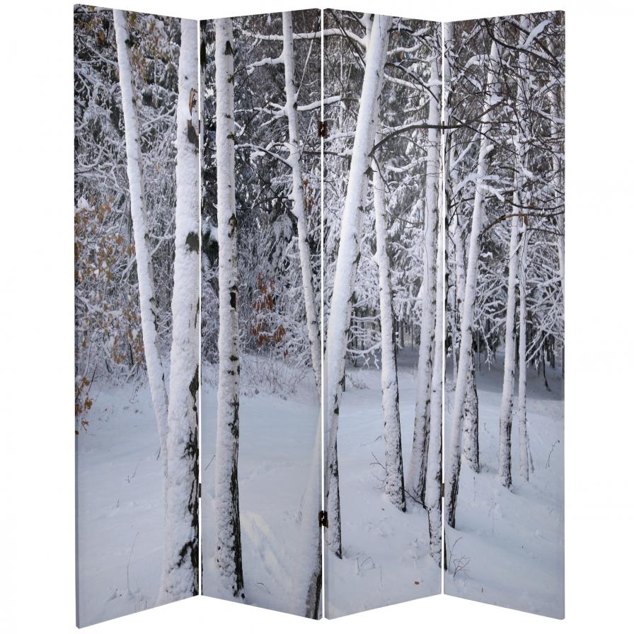 6 ft. Tall Birch Trees Room Divider