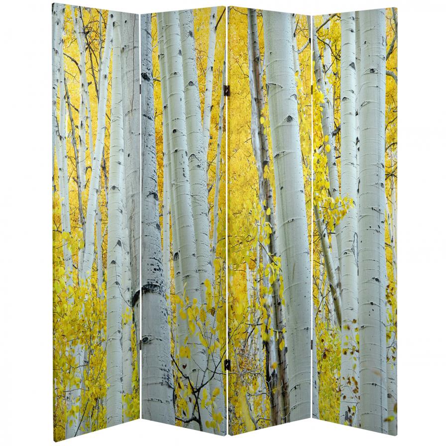 6 ft. Tall Birch Trees Room Divider