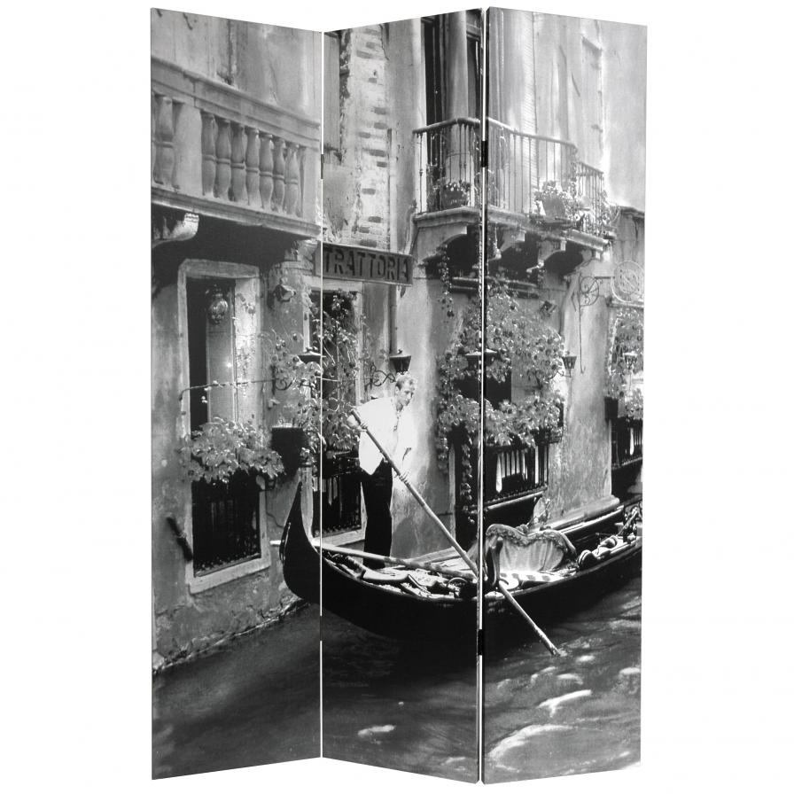 6 ft. Tall Scenes of Venice Canvas Room Divider