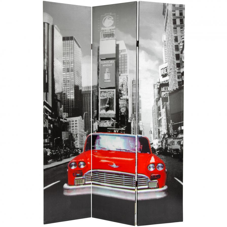 6 ft. Tall New York City Taxi Room Divider 6 ft. Tall New York City Taxi Room Divider